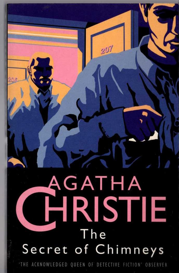 Agatha Christie  THE SECRET OF CHIMNEYS front book cover image