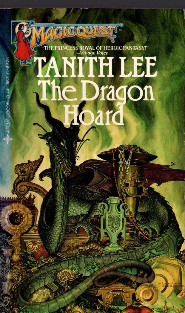 Tanith Lee  THE DRAGON HOARD front book cover image