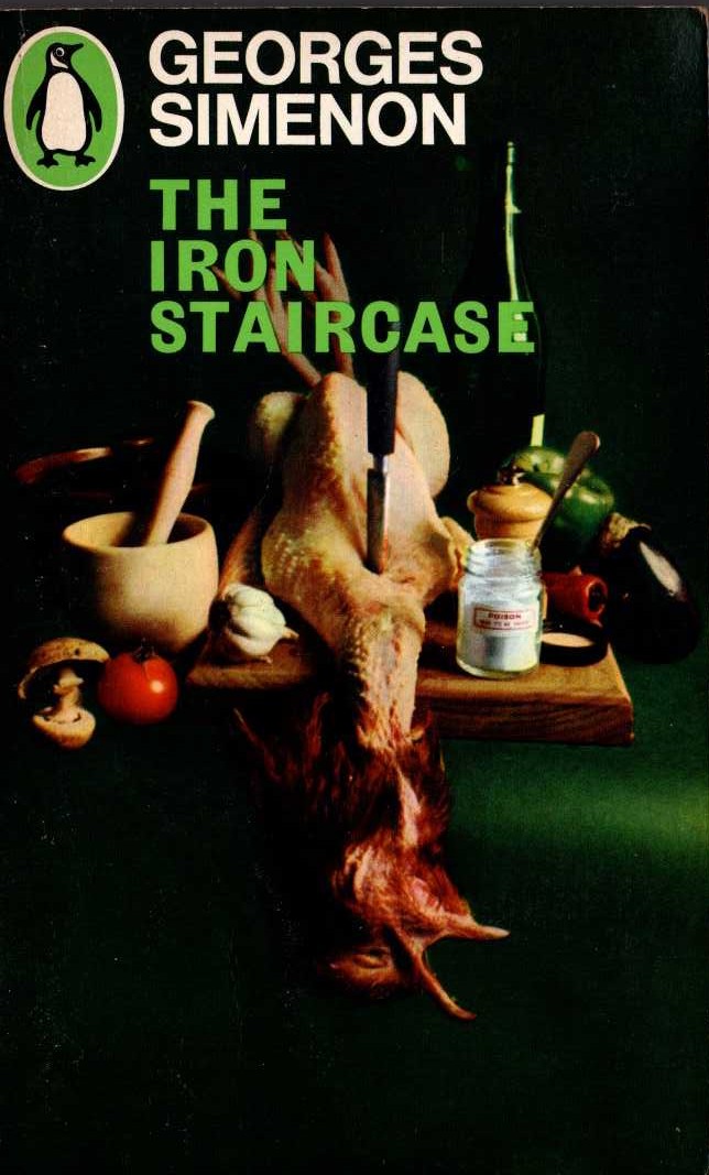 Georges Simenon  THE IRON STAIRCASE front book cover image