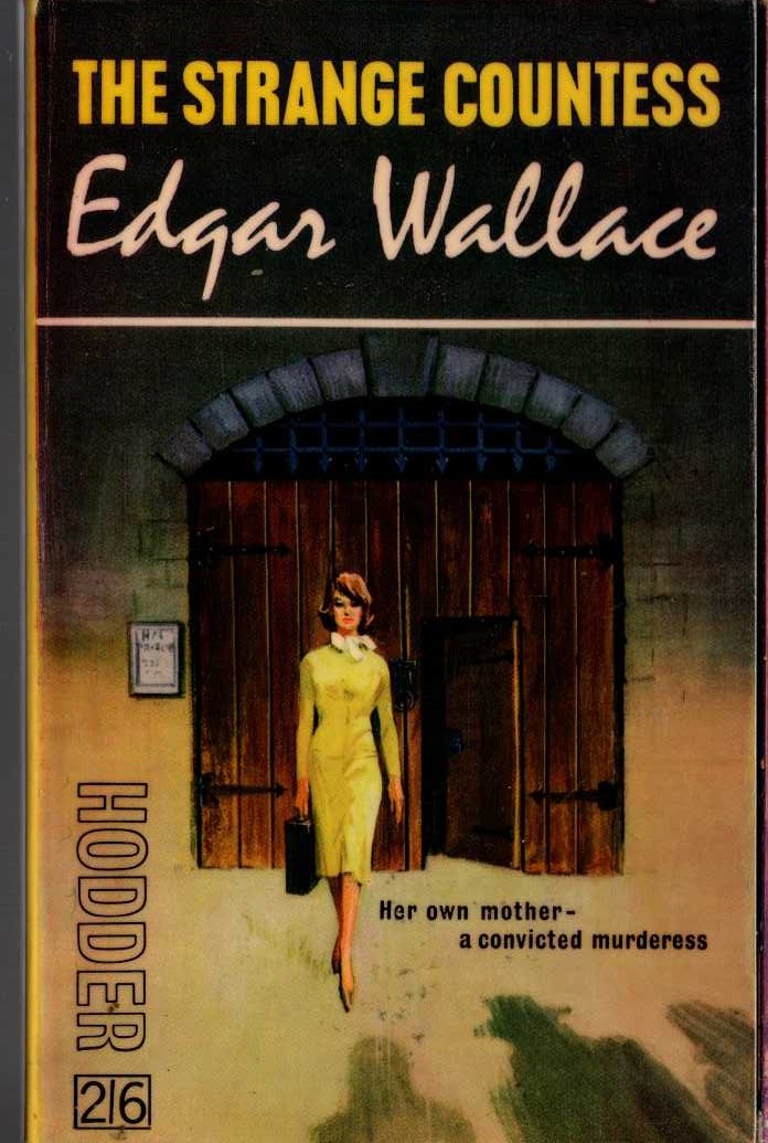 Edgar Wallace  THE STRANGE COUNTESS front book cover image