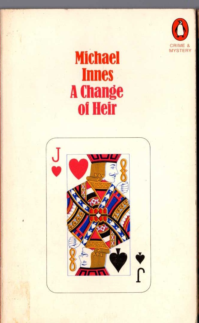 Michael Innes  A CHANGE OF HEIR front book cover image