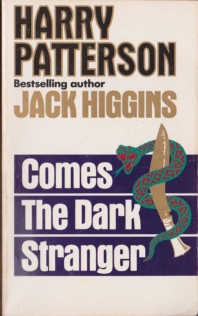 Harry Patterson  COMES THE DARK STRANGER front book cover image