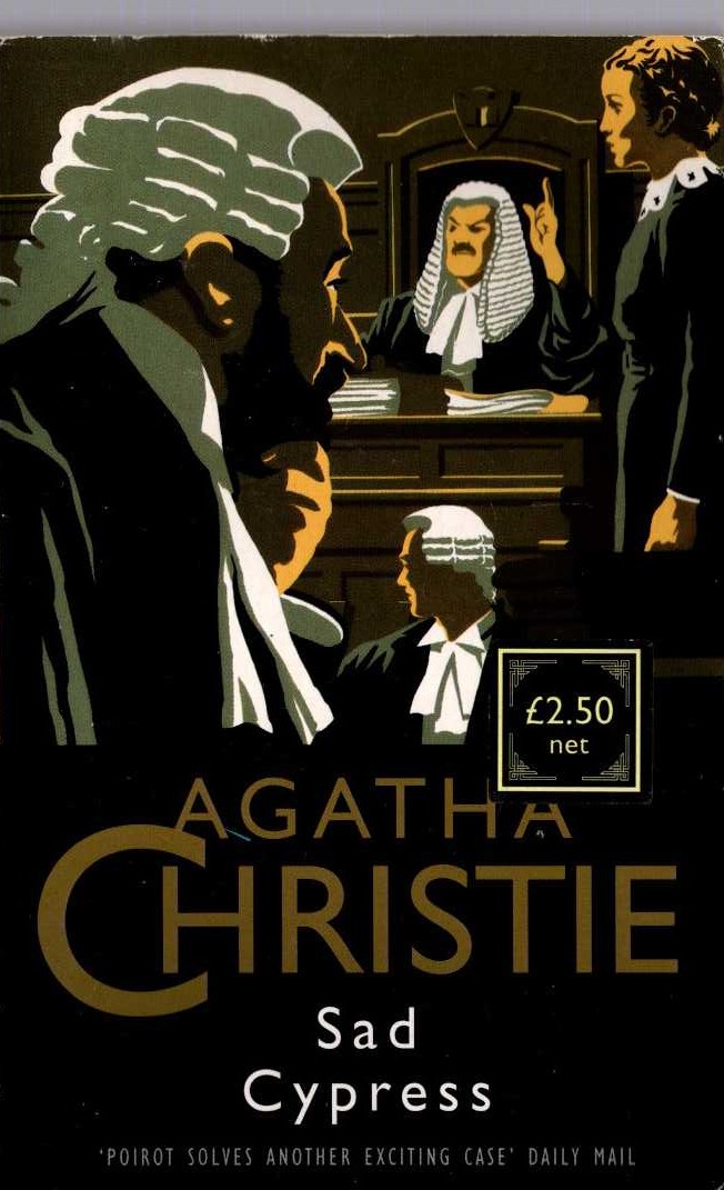 Agatha Christie  SAD CYPRESS front book cover image