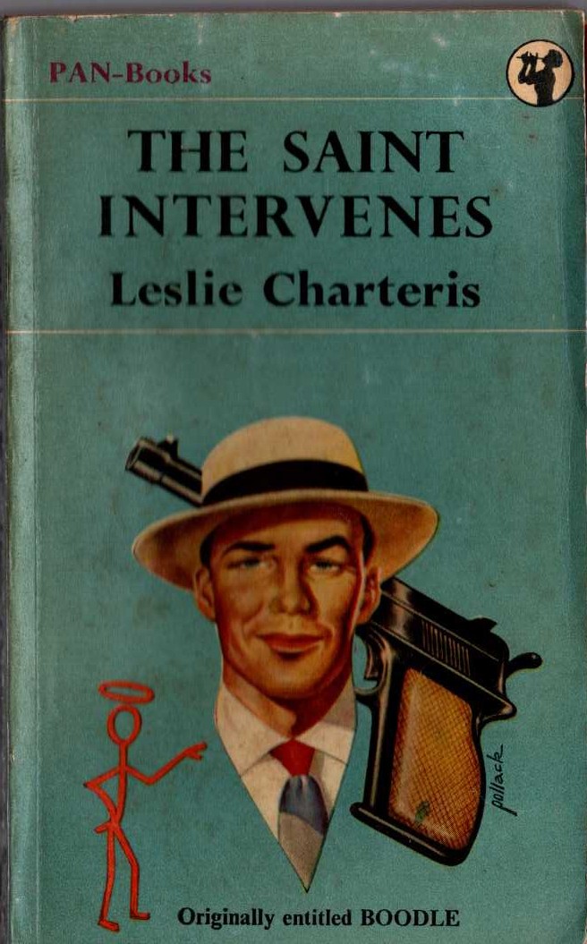 Leslie Charteris  THE SAINT INTERVENES front book cover image