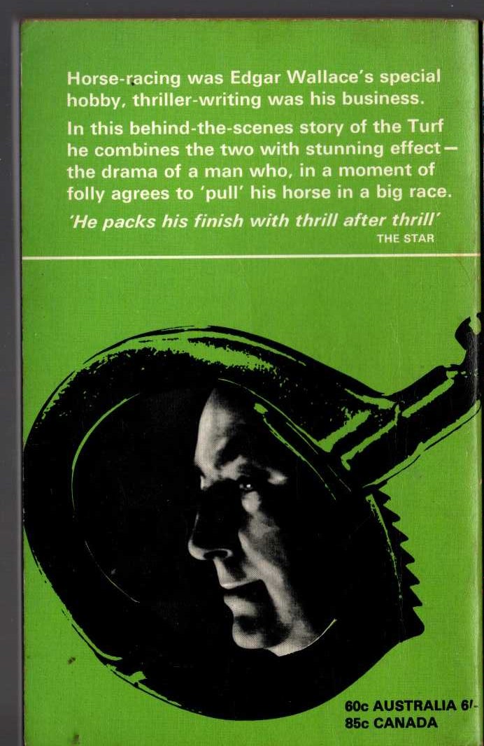 Edgar Wallace  THE CALENDAR magnified rear book cover image
