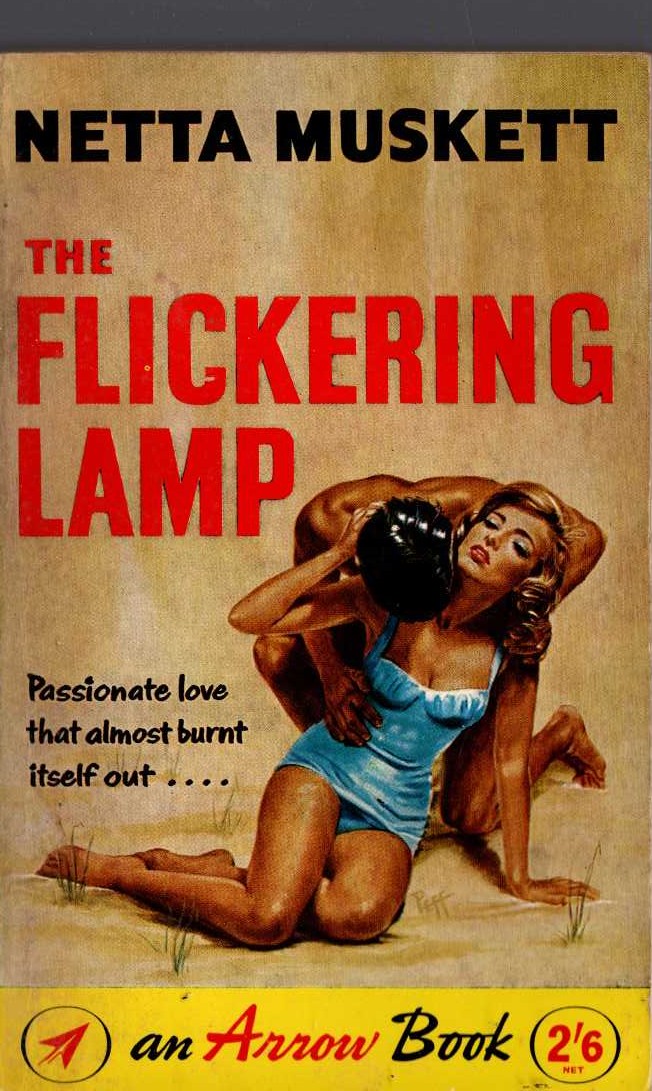Netta Muskett  THE FLICKERING LAMP front book cover image