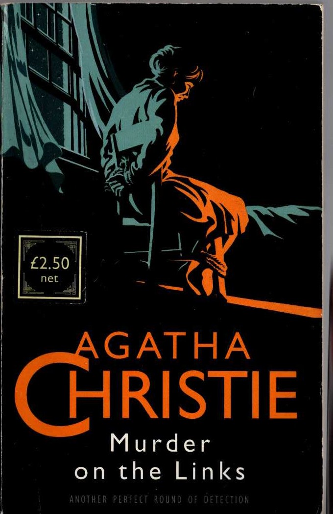 Agatha Christie  MURDER ON THE LINKS front book cover image