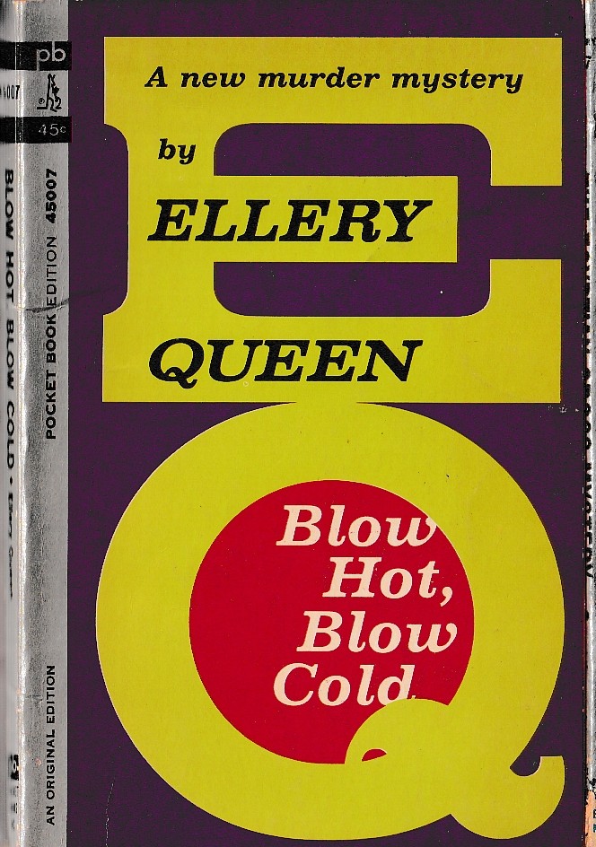 Ellery Queen  BLOW HOT, BLOW COLD front book cover image