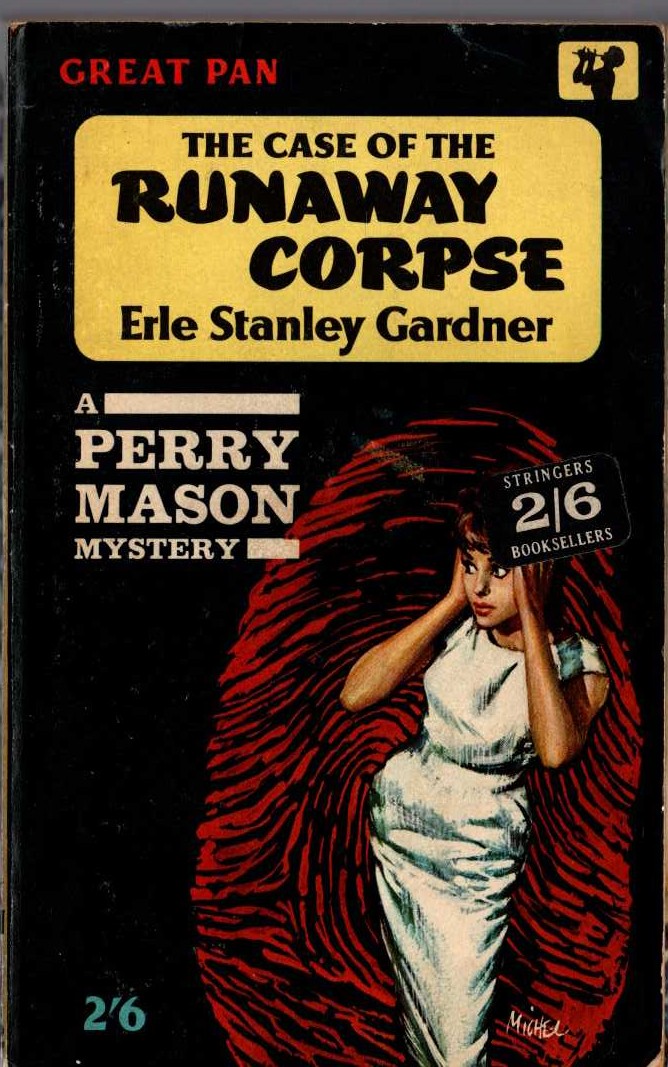 Erle Stanley Gardner  THE CASE OF THE RUNAWAY CORPSE front book cover image
