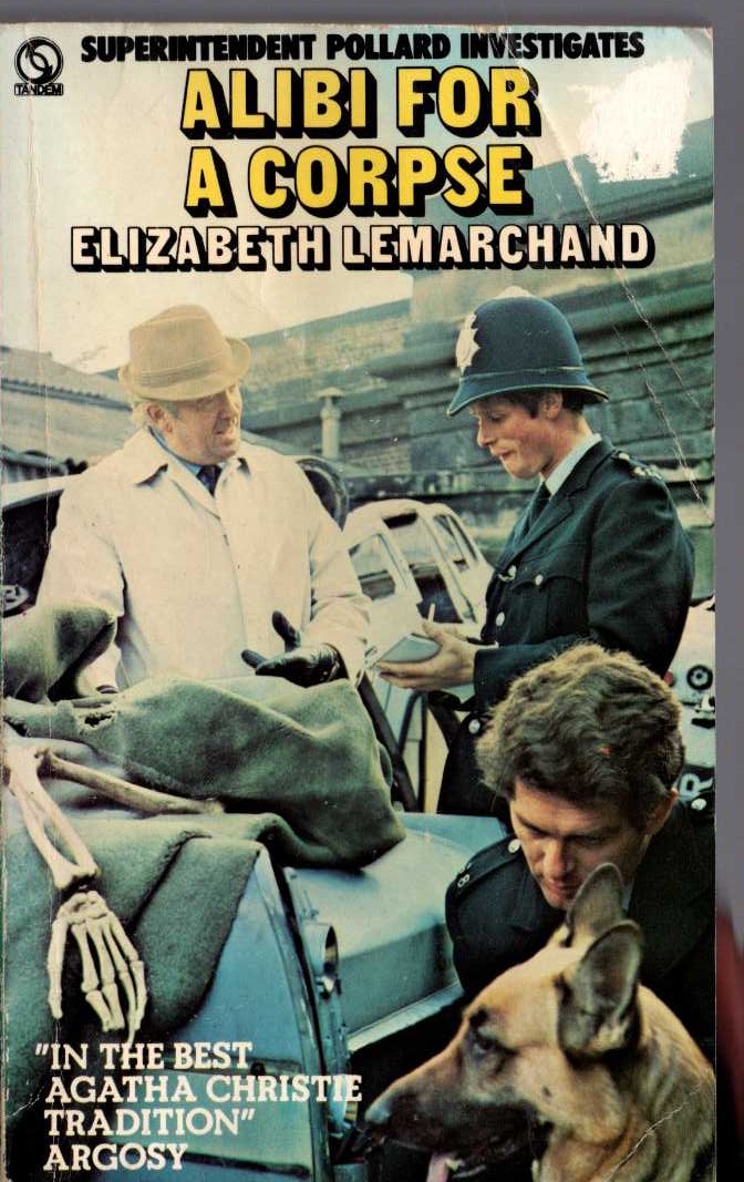 Elizabeth Lemarchand  ALIBI FOR A CORPSE front book cover image