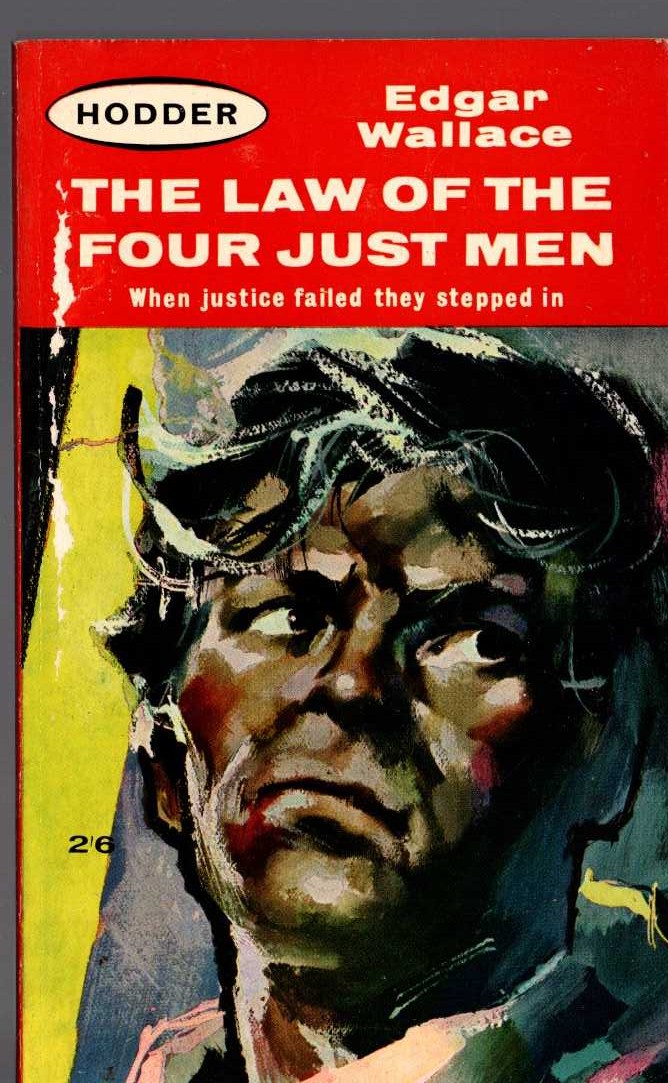Edgar Wallace  THE LAW OF THE FOUR JUST MEN front book cover image