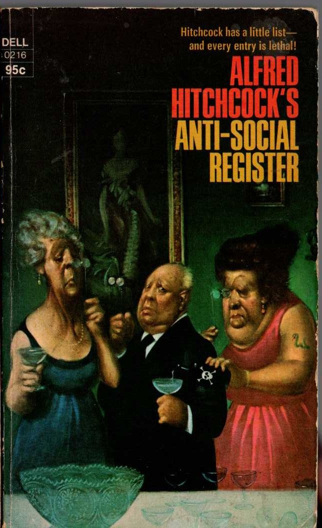 Alfred Hitchcock (edits) ANTI-SOCIAL REGISTER front book cover image