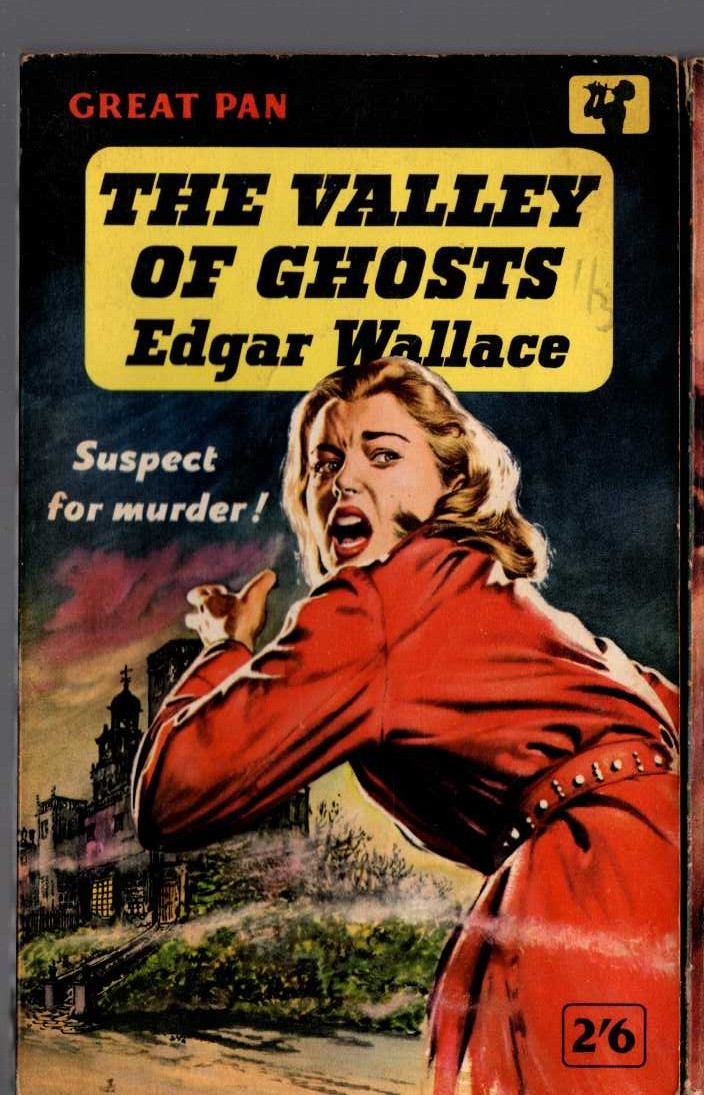 Edgar Wallace  THE VALLEY OF GHOSTS front book cover image
