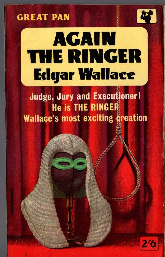 Edgar Wallace  AGAIN THE RINGER front book cover image