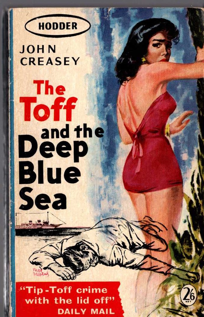 John Creasey  THE TOFF AND THE DEEP BLUE SEA front book cover image