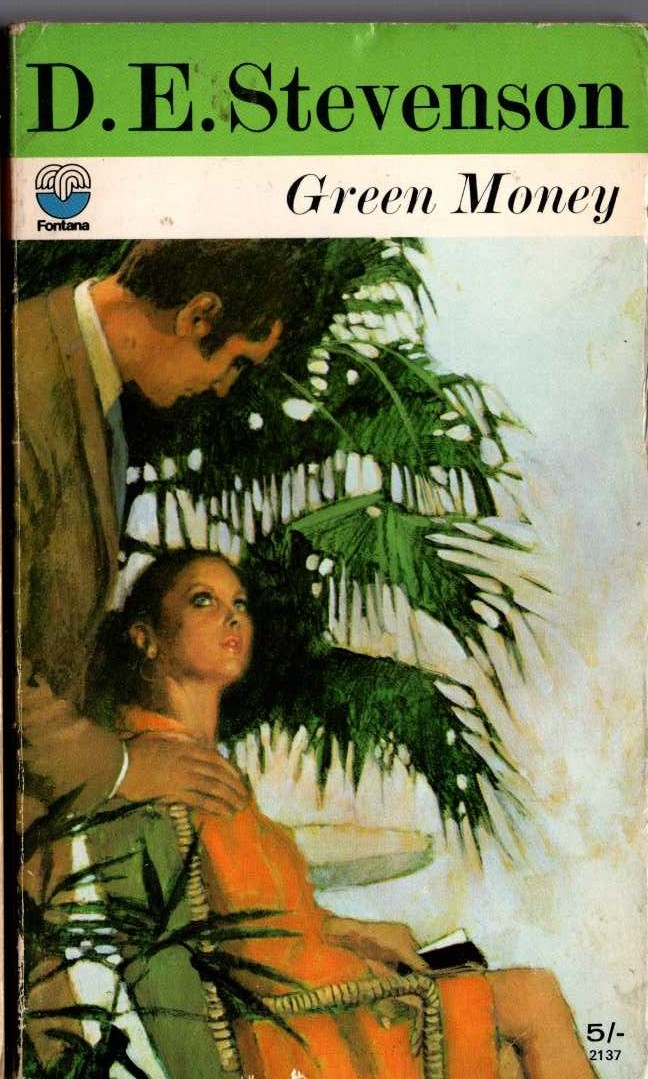 D.E. Stevenson  GREEN MONEY front book cover image