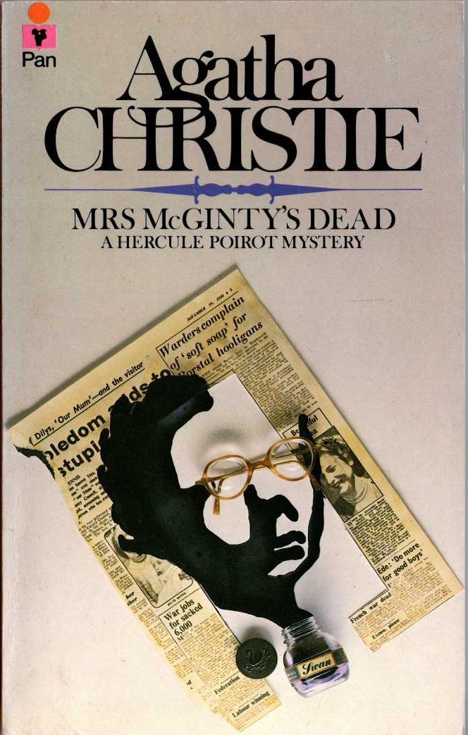 Agatha Christie  MRS. McGINTY'S DEAD front book cover image