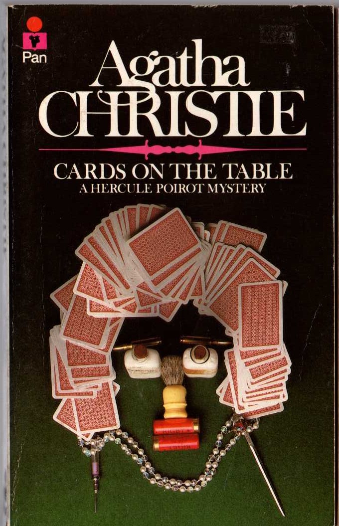 Agatha Christie  CARDS ON THE TABLE front book cover image