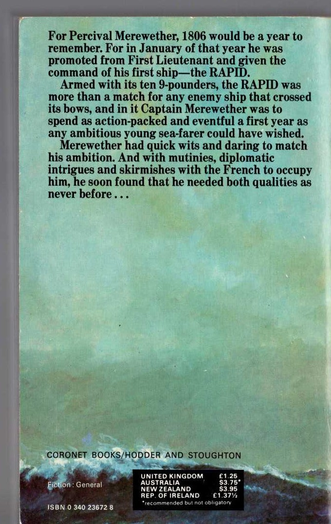 Ellis K. Meacham  THE EAST INDIAMAN magnified rear book cover image