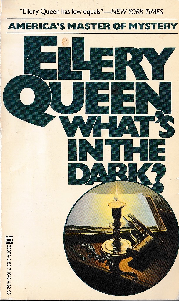 Ellery Queen  WHAT'S IN THE DARK front book cover image