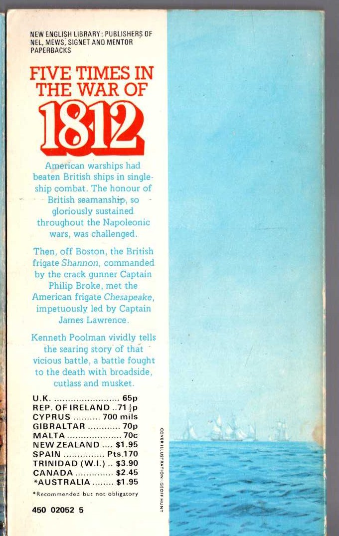 Kenneth Poolman  GUNS OFF CAPE ANN magnified rear book cover image