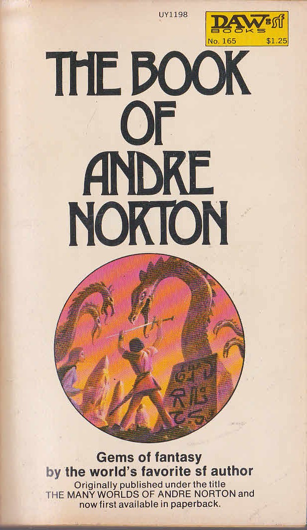 Andre Norton  THE BOOK OF ANDRE NORTON front book cover image