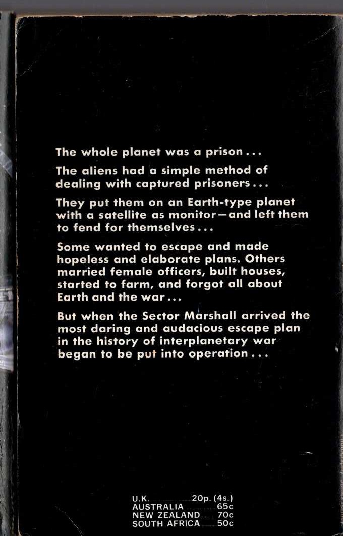 James White  OPEN PRISON magnified rear book cover image