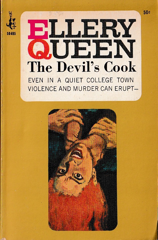 Ellery Queen  THE DEVIL'S COOK front book cover image