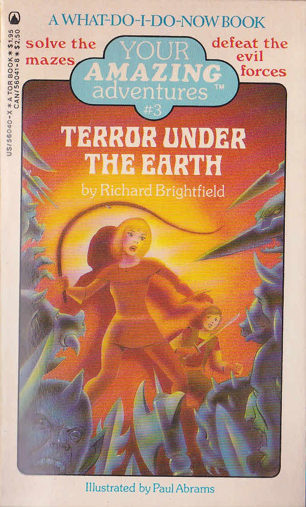 Richard Brightfield  TERROR UNDER THE EARTH front book cover image