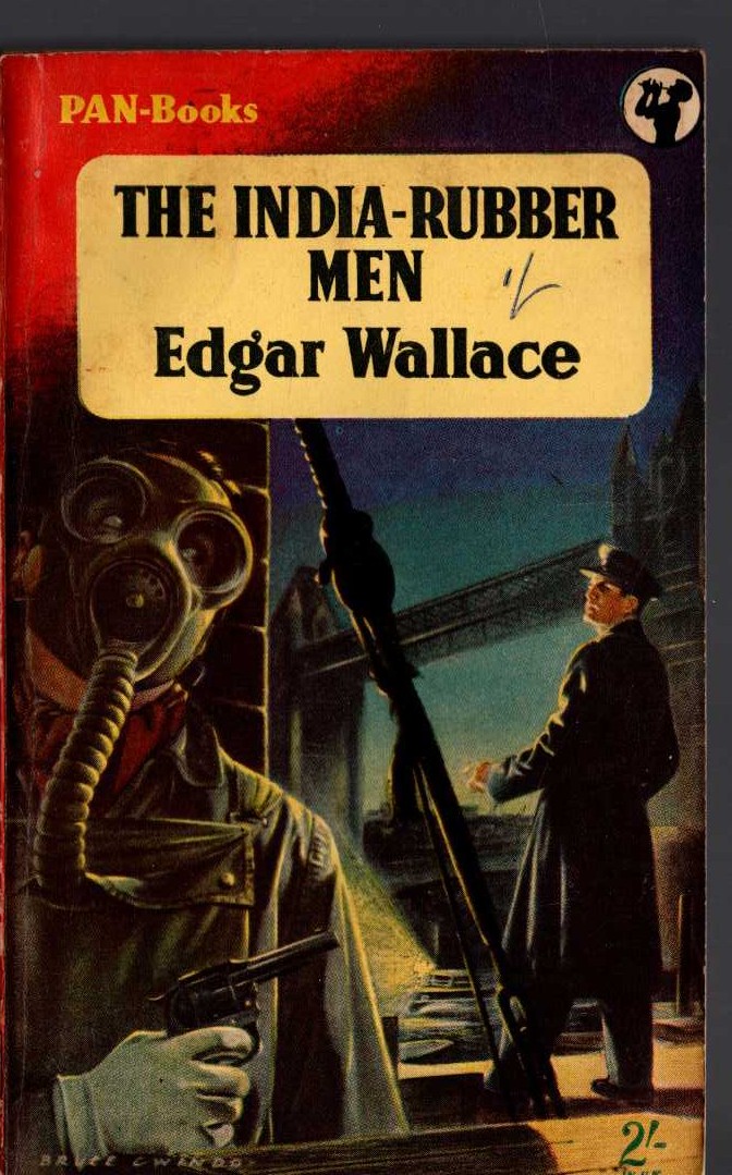 Edgar Wallace  THE INDIA-RUBBER MEN front book cover image
