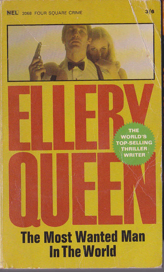 Ellery Queen  THE MOST WANTED MAN IN THE WORLD front book cover image