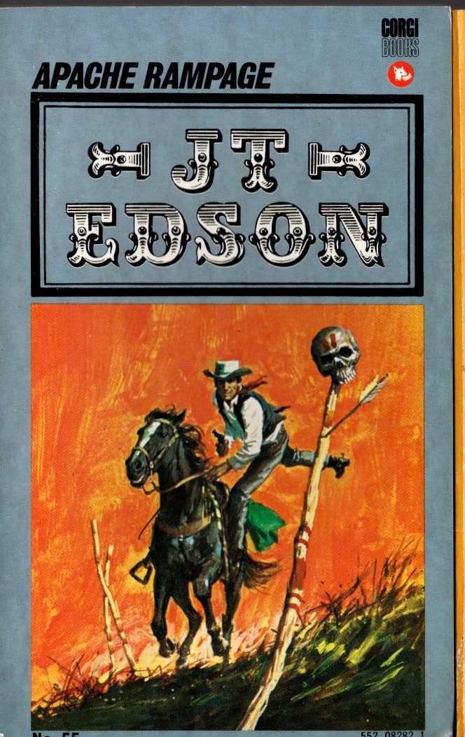 J.T. Edson  APACHE RAMPAGE front book cover image