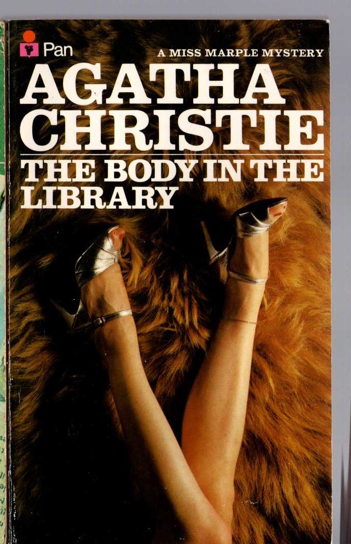 Agatha Christie  THE BODY IN THE LIBRARY front book cover image