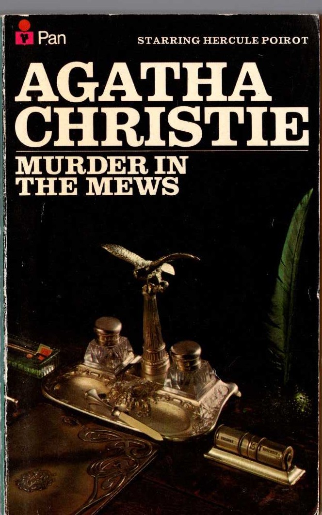 Agatha Christie  MURDER IN THE MEWS front book cover image
