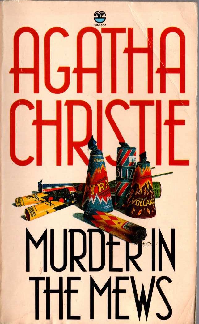 Agatha Christie  MURDER IN THE MEWS front book cover image