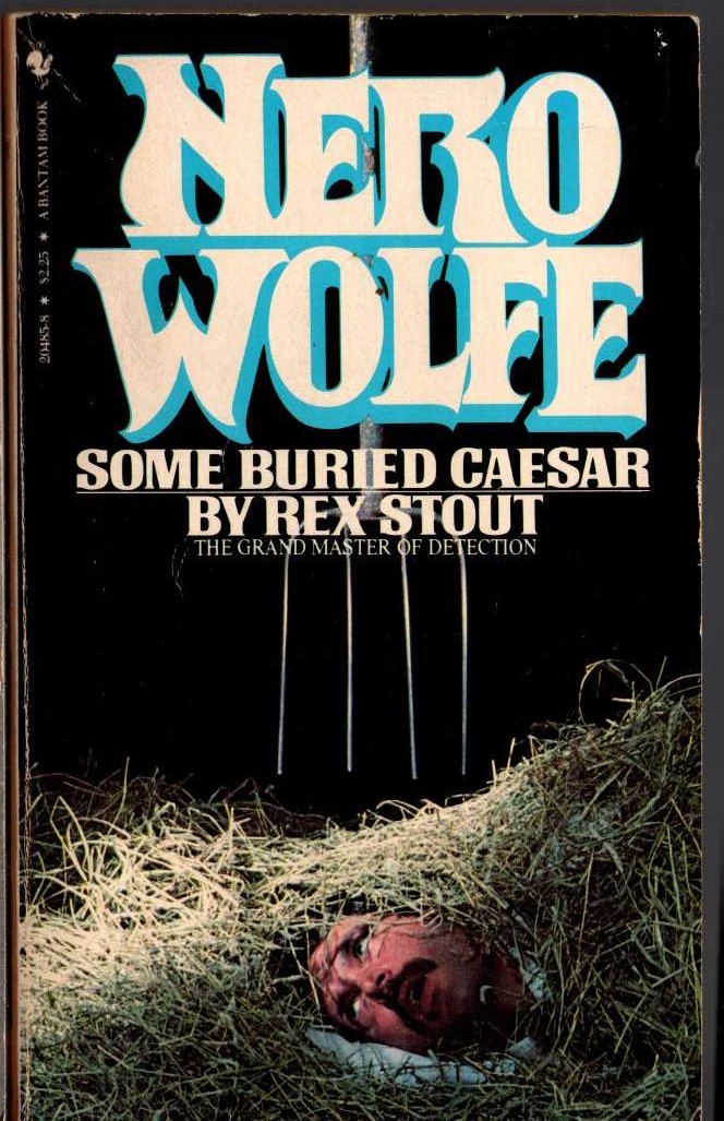 Rex Stout  SOME BURIED CAESAR front book cover image