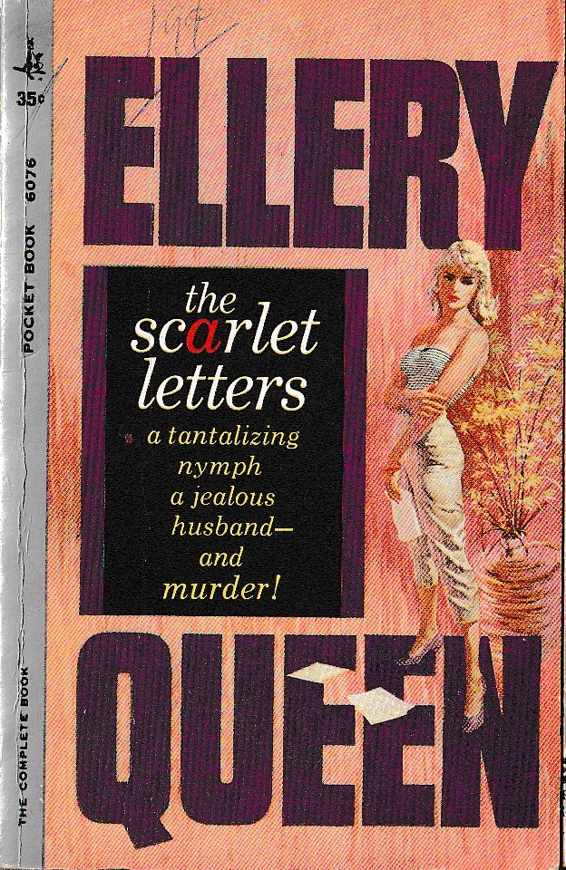 Ellery Queen  THE SCARLET LETTERS front book cover image