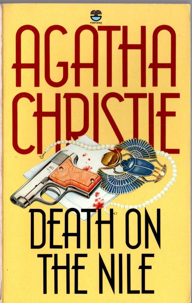 Agatha Christie  DEATH ON THE NILE front book cover image