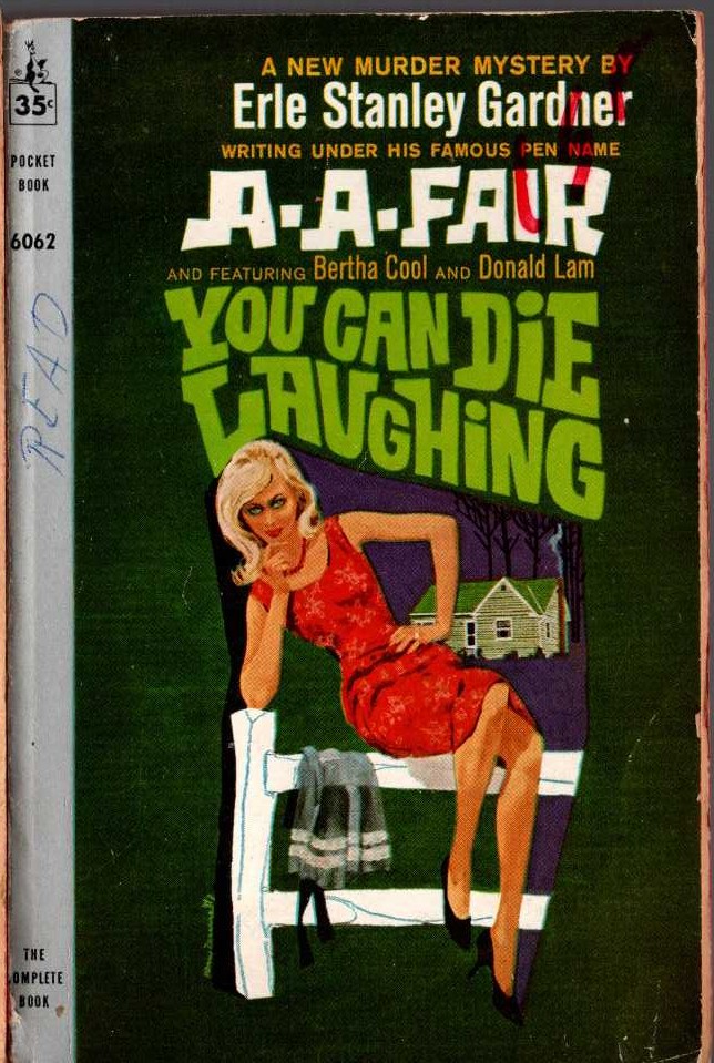 A.A. Fair  YOU CAN DIE LAUGHING front book cover image