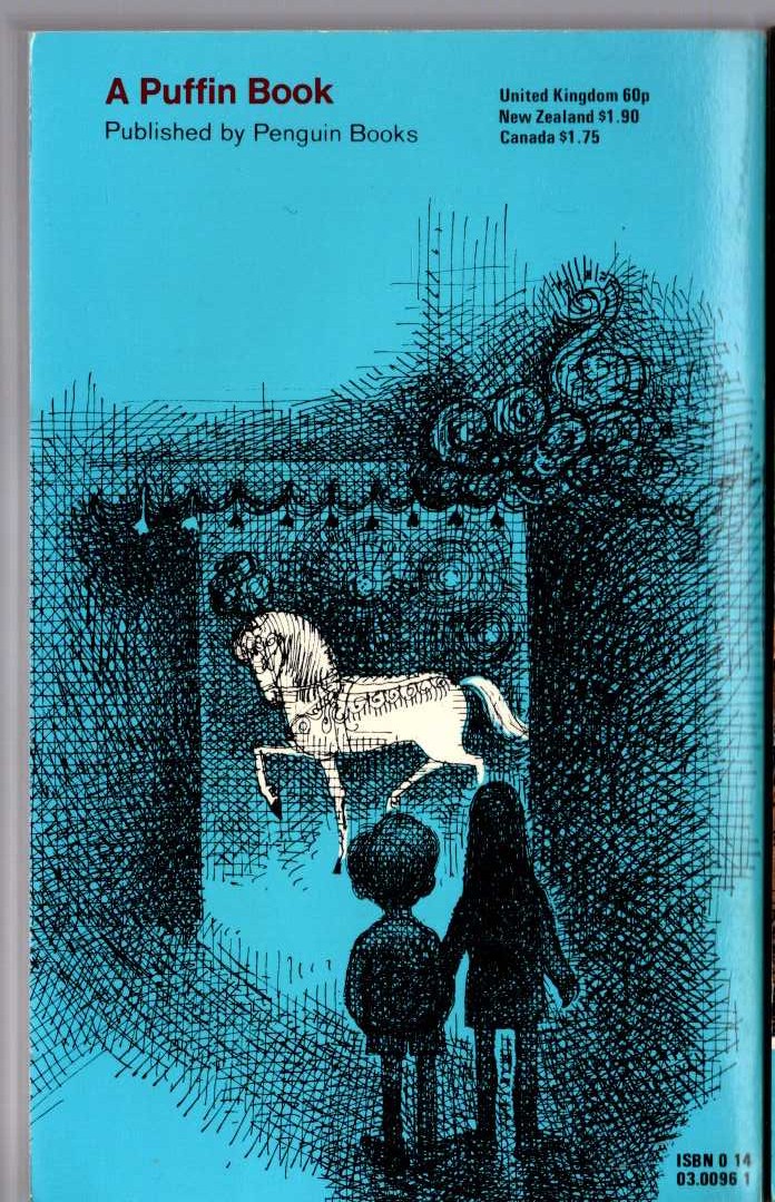 Noel Streatfeild  THE CIRCUS IS COMING magnified rear book cover image