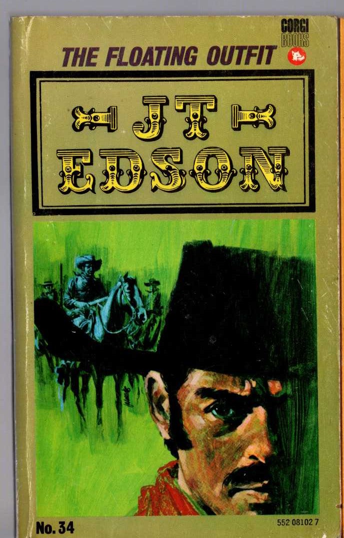 J.T. Edson  THE FLOATING OUTFIT front book cover image