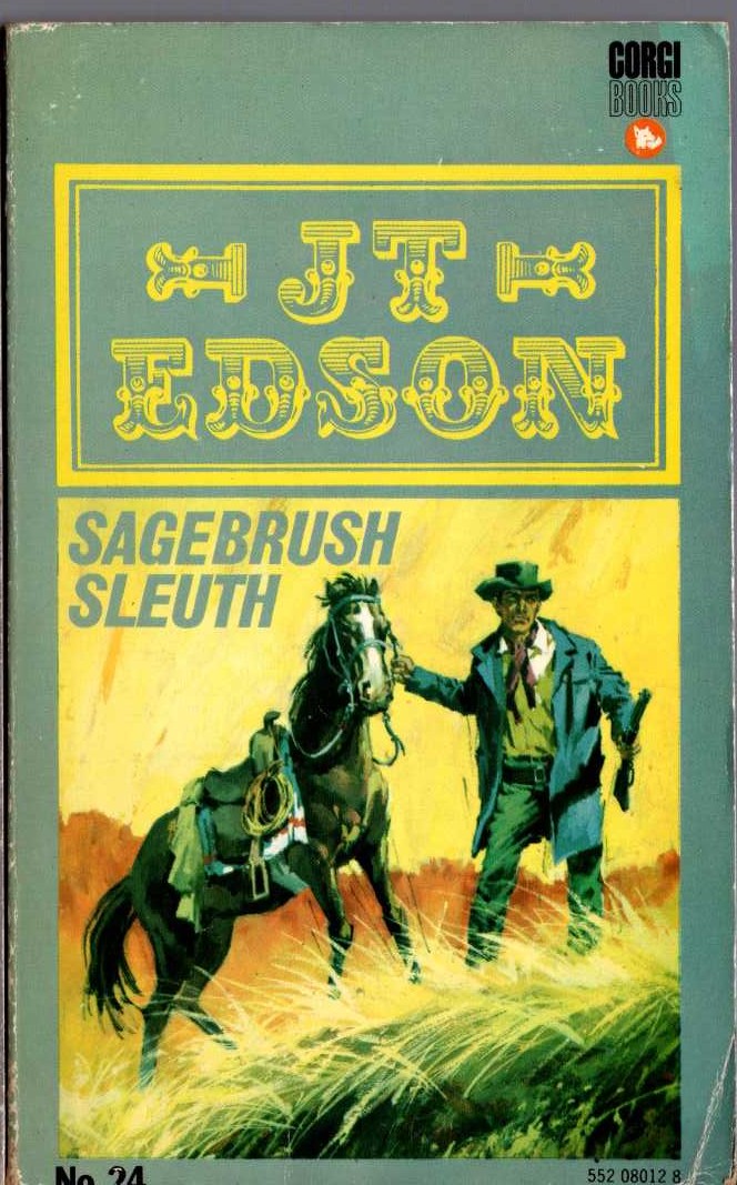 J.T. Edson  SAGEBRUSH SLEUTH front book cover image