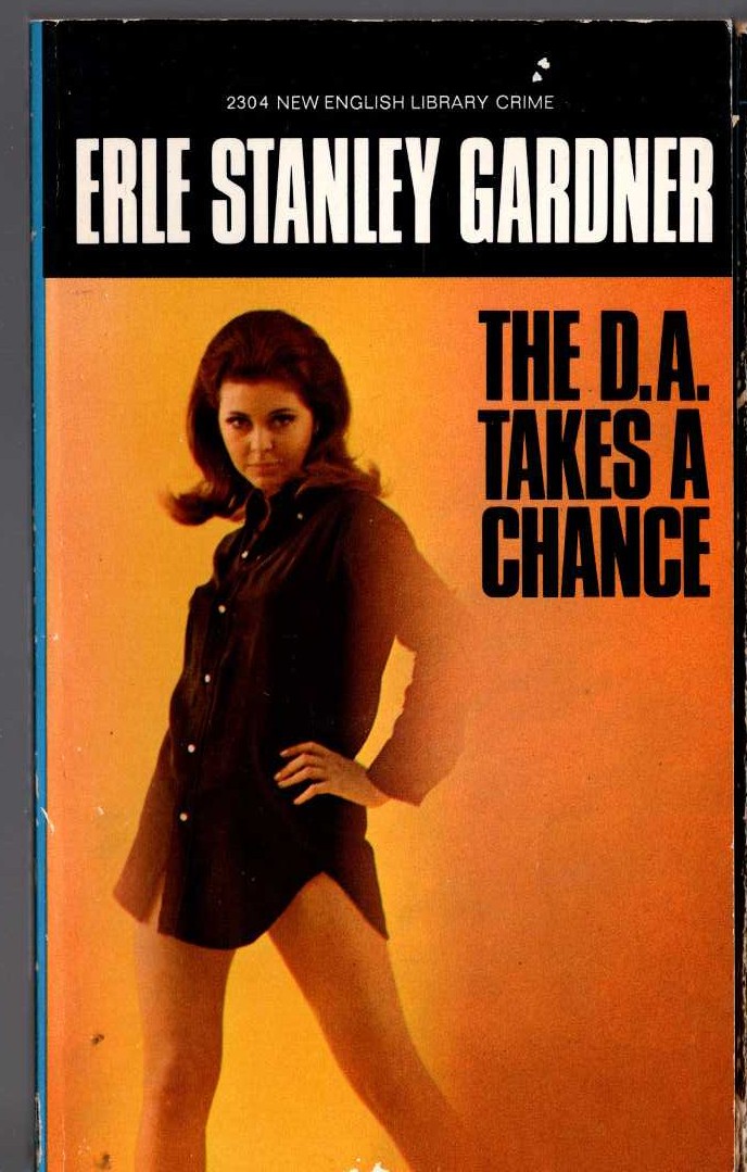 Erle Stanley Gardner  THE D.A. TAKES A CHANCE front book cover image