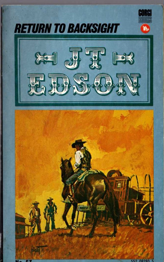 J.T. Edson  RETURN TO BACKSIGHT front book cover image