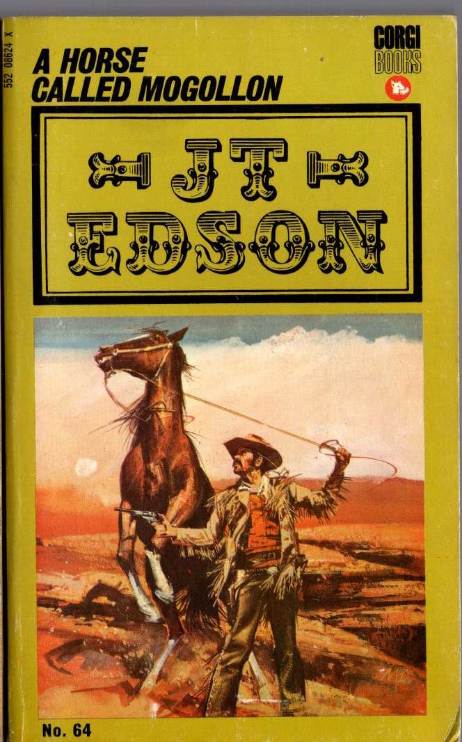 J.T. Edson  A HORSE CALLED MOGOLLON front book cover image