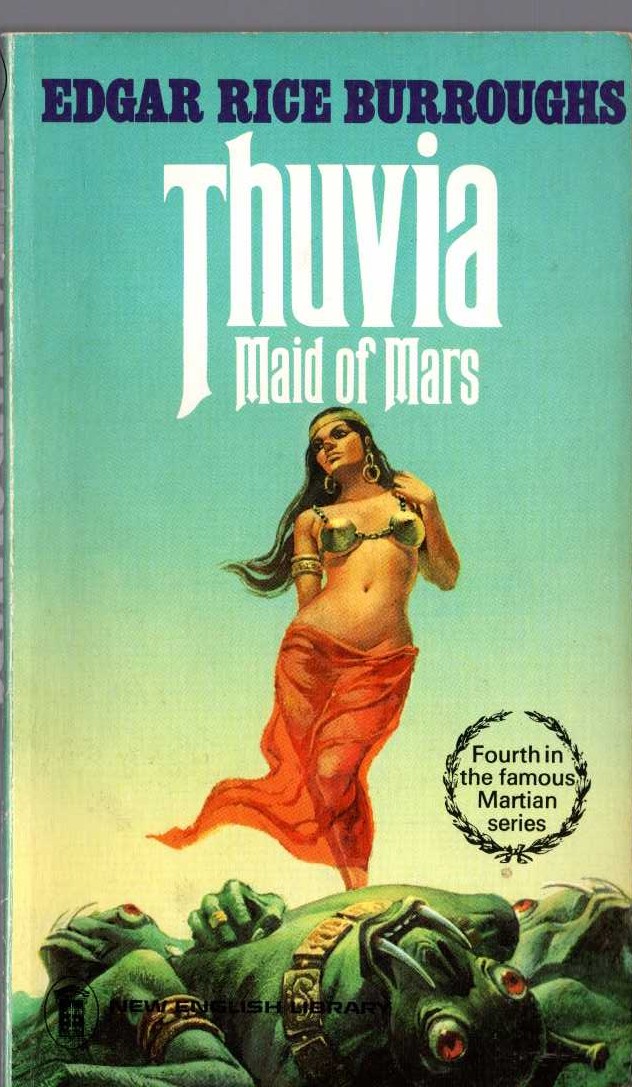 Edgar Rice Burroughs  THUVIA MAID OF MARS front book cover image