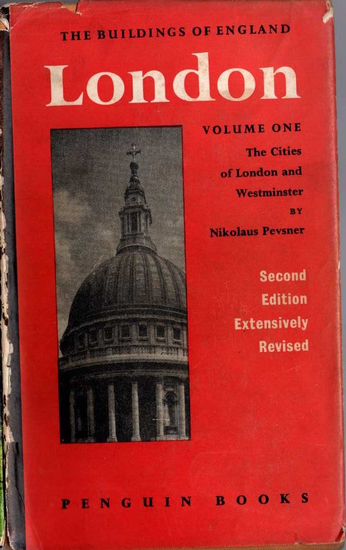 LONDON Volume One: THE CITIES OF LONDON AND WESTMINSTER front book cover image