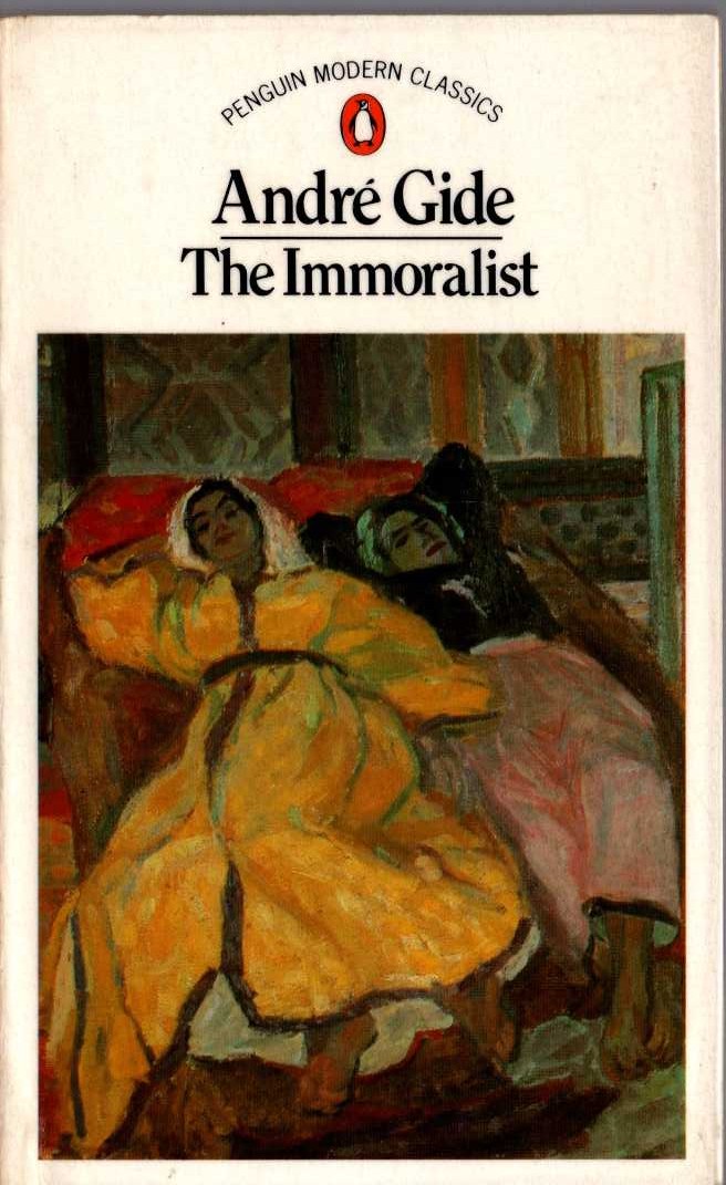 Andre Gide  THE IMMORALIST front book cover image