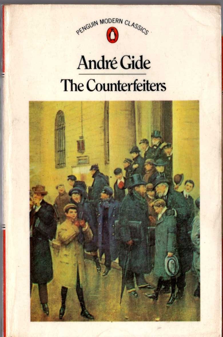 Andre Gide  THE COUNTERFEITERS front book cover image