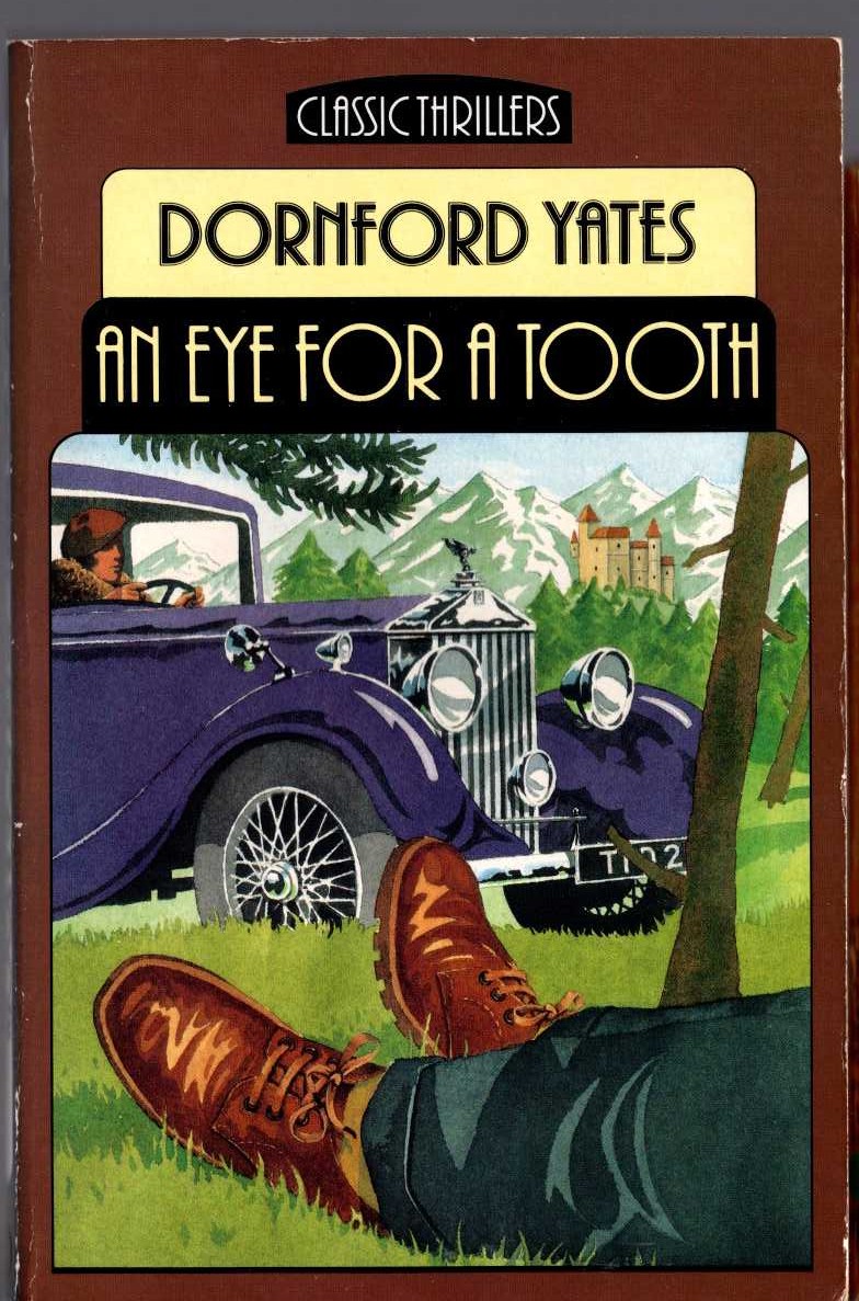 Dornford Yates  AN EYE FOR A TOOTH front book cover image